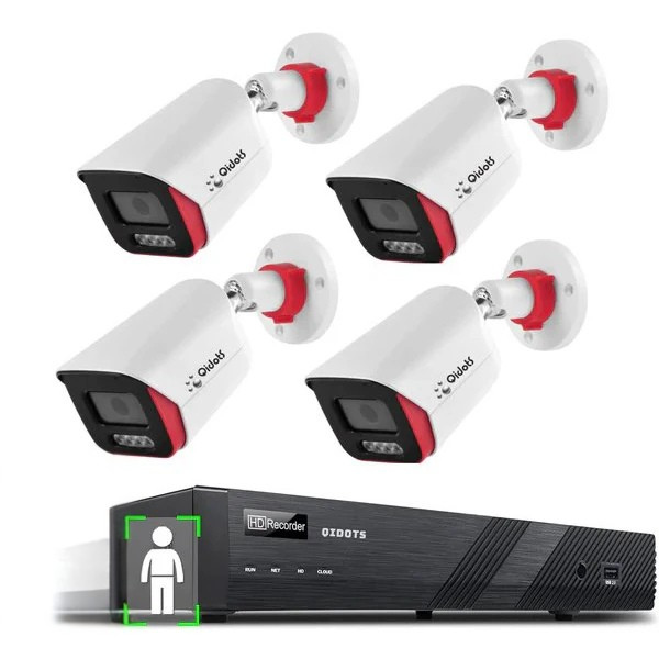 QIDOTS 4  CHANNEL CCTV