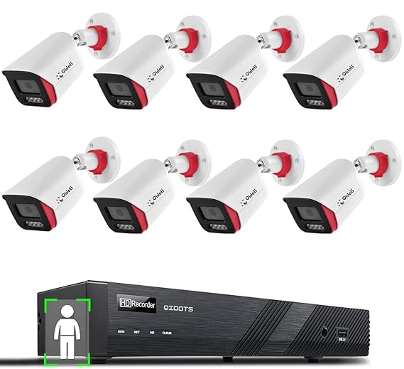 QIDOTS 8 CHANNEL CCTV CAMERA