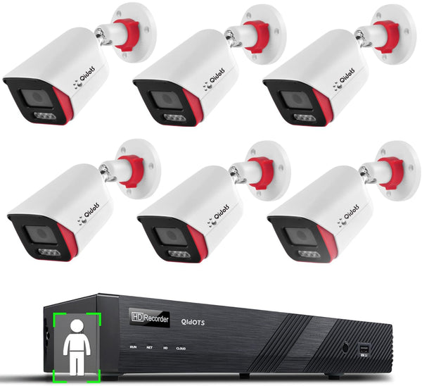 QIDOTS 6 Channel CCTV CAMERA