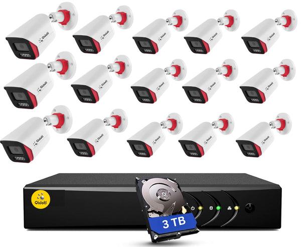 QIDOTS 16 Channel CCTV Camera