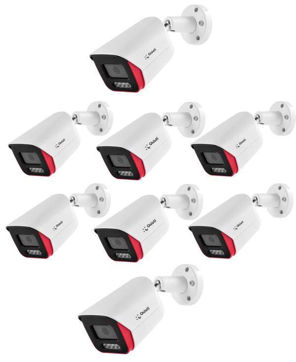 QIDOTS BULLET IP CAMERA 8 PACK