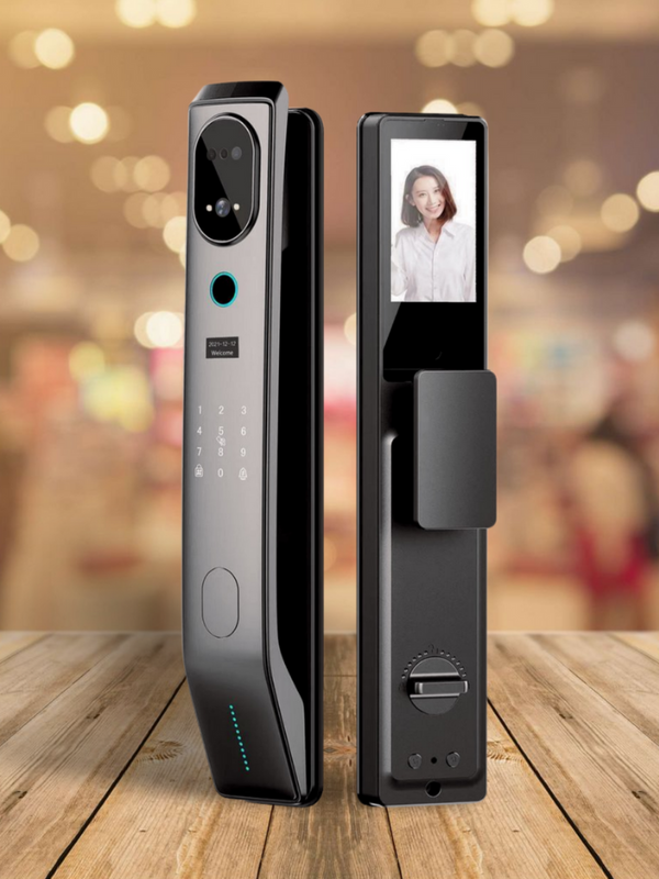 Golens X99 3D Face ID, Fingerprint, RFID Card, Password, 2 Key, LCD/Camera, Inbuilt Wi-Fi, Rechargeable Lithium Battery